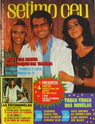 setimo ceu2 Renata Sorrah, Tarcisio Meira e Betty Faria na capa de Sétimo Céu.