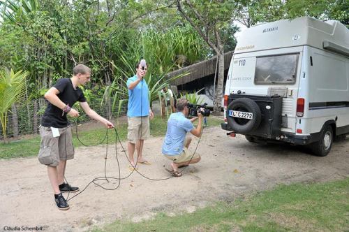 Detalhe da placa que trouxeram da Alemanha, mas está apenas como enfeite,
